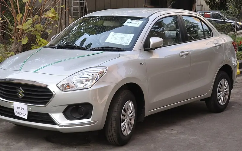 Sedan: Swift Dzire, Toyota Etios or similar